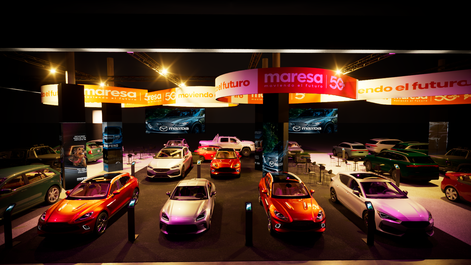 Render zona Mazda